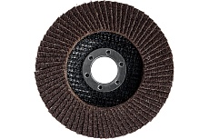 Лепестковый торцевой круг БАЗ для шлифования тип КЛТ 1 KK19XW зерно-электрокорунд нормальный P40 115x22 мм 36563-115-40