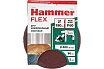 Круг шлифовальный фибровый Flex 243-020 (5 шт; 180 мм; P60; 8400 об/мин; 80 м/с) Hammer 526851
