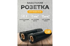 Розетка кабельная гнездо СКР 70-95 2 шт Atlasweld ATLPCKP70
