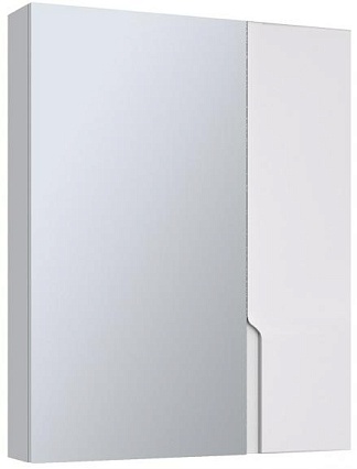 Зеркальный шкаф Руно Стокгольм 60 см, белый