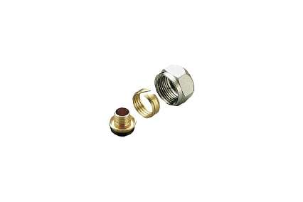 Коллекторный переход Tiemme для PEX трубы 15(2.5)х3/4"(18) евроконус 1440036 / 1436N152505