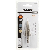 Сверло ступенчатое M2- 4-20 мм RAGE by VIRA 554300
