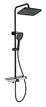 Душевая стойка Wonzon&Woghand ThermoKlick WW-B3098-A-MB термостат, черный матовый