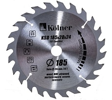 Пильный диск по дереву Kolner KSD 185х20х24Т 8100300058