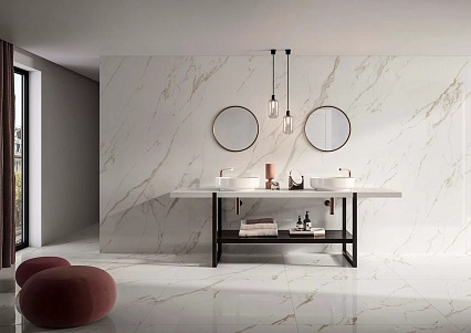 Керамогранит Casalgrande Padana Marmoker Statuario Grigio Lucido 60x120 см, 2461317