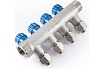 Коллектор с регулировочными вентилями PROFACTOR в/н 3/4" х 4 вых 16 цанга PF MVP 268.4C