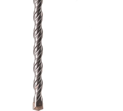 Бур по бетону, двойная спираль, Cobalt W-tip (6x210 мм; SDS PLUS) Denzel 705007