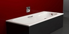 Стальная ванна Bette Form Safe 180x80 с шумоизоляцией, с отв. для ручек, BetteGlasur ® Plus и покрытием анти-слип