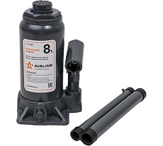 Бутылочный домкрат Airline S 8 т, MIN - 200 мм, MAX - 385 мм AJ-B-08S