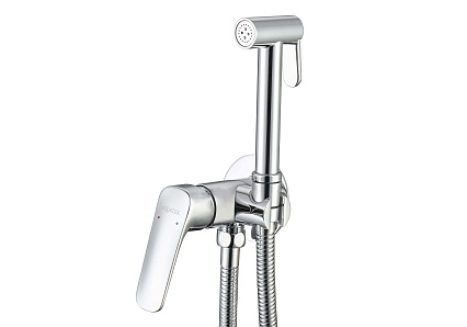 Смеситель Aquatek Вега AQ1019CR с гигиеническим душем, хром