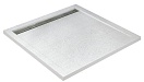 Поддон для душа Cezares TRAY-AS-A-80-30-W 80x80 из мрамора, белый