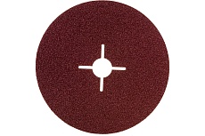 Круг шлифовальный ПРОФИ фибровый (5 шт; 150х22 мм; P60) для УШМ Зубр 35585-150-060