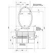 Зеркало Aquanet Опера/Сопрано 70 см, белый