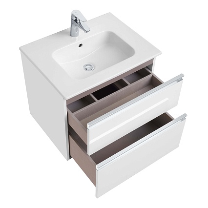 Мебель для ванной Roca Gap 60 см, модуль 2 ящика, белый глянец