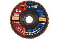 Круг лепестковый полировальный (125х22.2 мм; грубый) Практика 779-219