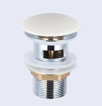 Донный клапан Vincea DBS-216 с переливом, белый