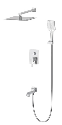 Душевой набор Wonzon&Woghand Flex WW-88939072-BN брашированный никель