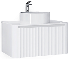 Тумба со столешницей Jorno Lumino 80 см белый