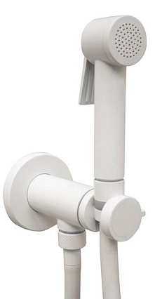 Гигиенический душ Bossini Paloma с прогрессивным смесителем E37015B.045 белый матовый