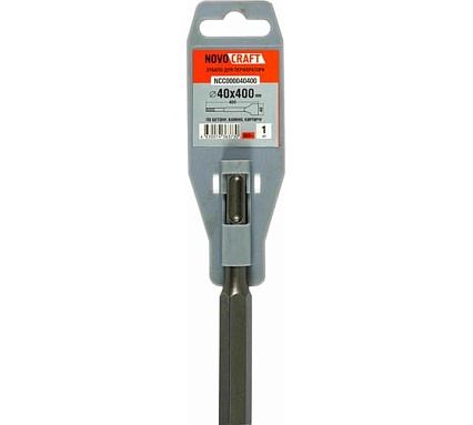 Зубило плоское LONG (40x400 мм; SDS PLUS) NOVOCRAFT NCC000040400