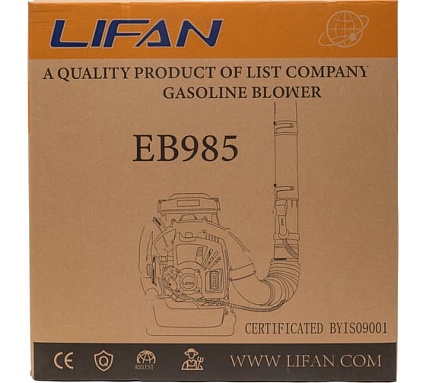 Ранцевая бензиновая воздуходувка Lifan 3,7 кВт, 5 л.с. EB985