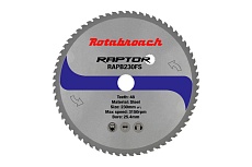 Диск пильный по металлу RAPB230FS (230x25.4 мм; 48T) Rotabroach КБ003161