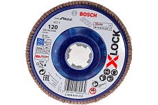 Шлифовальный круг лепестковый X571 X-LOCK (125 мм; G120) Bosch 2608619212