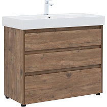 Мебель для ванной Aquanet Nova Lite 100 см, 3 ящика дуб рустикальный
