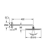 Верхний душ Grohe Rainshower 310 26257000