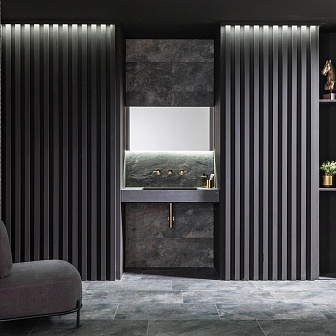 Плитка Porcelanosa Image (Mirage) Dark 40x80 см, 100293238