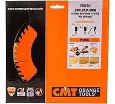 Диск пильный по дереву (210х30х2,8/1,8 мм; Z48) CMT 292.210.48M