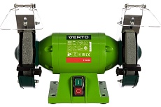 Настольная шлифовальная машина Verto 200 Вт шлифовальный круг 150x12.7 мм 51G450