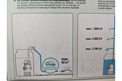 Насос для резервуаров с дождевой водой Gardena 4700/2 inox 01764-20.000.00