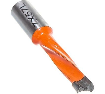 Сверло присадочное усиленное "глухое" (7x57.5 мм; S=10x20 мм; LH) ROTIS 412.0757L