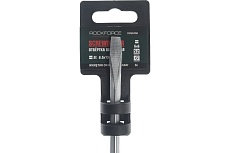 Шлицевая магнитная отвертка Rockforce Profi S2 SL6.5х150мм на пластиковом держателе RF-70165150