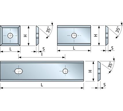 Нож 40x12x1.5 мм Freud CG20M LA310