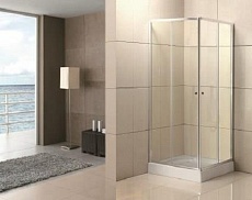 Душевой уголок BelBagno UNO-195-AH-2-120/80-C-Cr 120x80 прозрачный