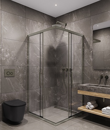 Душевой уголок Timo TKSS-100/13C-8 100x100 прозрачный, никель