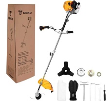 Триммер бензиновый Deko DKTR52 SET 4, леска/нож 063-4462