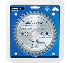 Диск пильный по дереву (165х32-30 мм; 36 зубов) Vertextools 165-36-32