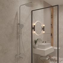 Душевая стойка Oliveeka Y-Line OL-739902-CR с термостатом, хром