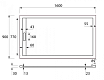 Поддон для душа Cezares TRAY-AS-AH-160/90-30-W 160x90 из мрамора