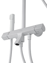 Душевая стойка Wonzon&Woghand The One WW-B3094-MW термостат, белый матовый