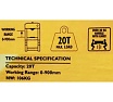 Гидравлический напольный пресс JCB 20 т JCB-TY20030(60664)