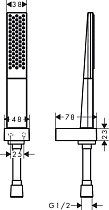 Душевой набор Hansgrohe Rainfinity 100 1jet 26856000 хром