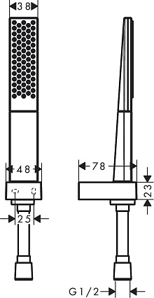 Душевой набор Hansgrohe Rainfinity 100 1jet 26856000 хром