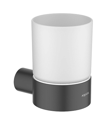 Держатель для стакана Aquatek Лира AQ4404MB черный матовый