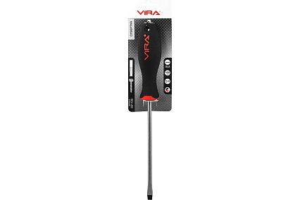 Отвертка RAGE by VIRA SL8x150 мм, CR-V, эргон. 2-хкомпон. ручка 391136