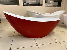Акриловая ванна Abber AB9233R 184x79 красный