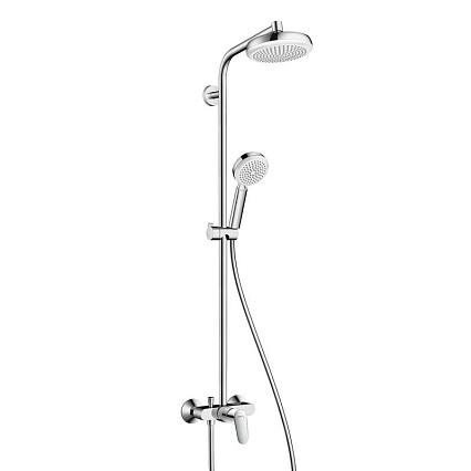 Душевая стойка Hansgrohe Crometta 160 27266400 хром/белый